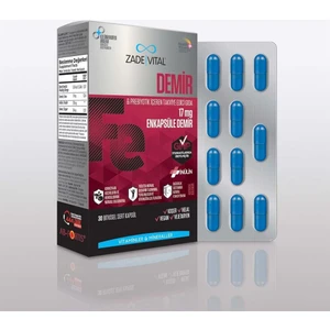 Zade Vital Demir 17 Mg 30 Kapsül