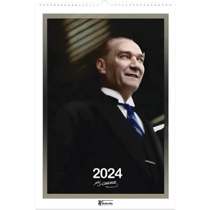 Keskin Color 2024 Duvar Takvimi Atatürk 31 x 43