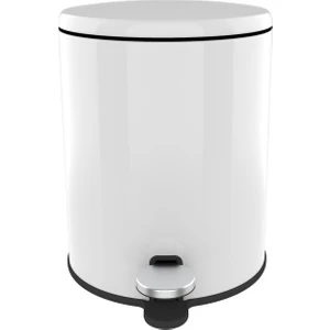 Cigo Pedallı Çöp Kovası Beyaz İç Kısım Gri M-E41-01-07