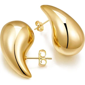 Çelik Damla Dizayn Gold Kadın Küpe EU05SR