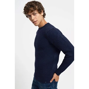 LF2033902 Loft Erkek Kazak Navy