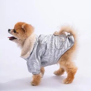 Silver Brillante Su Itici Küçük Irk Köpek Yağmurluğu