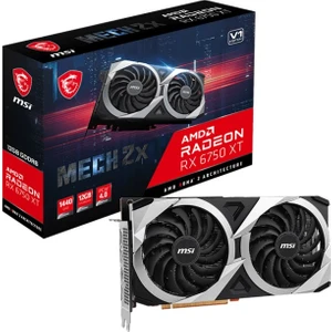 VGA RADEON RX 6750 XT MECH 2X 12G V1 RX6750XT 12GB GDDR6 192B PCIE 4.0 X16 (3XDP 1XHDMI)