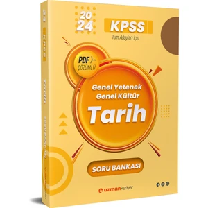 Uzman Kariyer Yayınları 2024 KPSS Tarih Soru Bankası - Pdf Çözümlü
