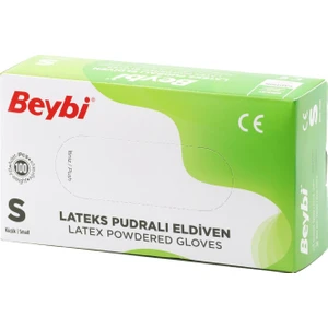 Lateks Eldiven Pudralı Small (Küçük) - 100 Adet
