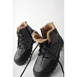 Toni Garantili Bağcıklı Içi Kürklü Fermuarlı Unisex Outdoor Kışlık Bot