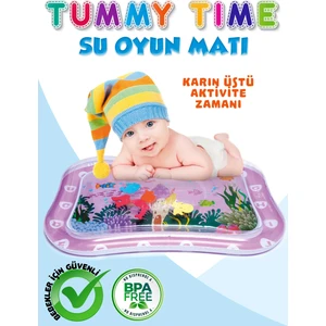 İyi Toys Tummy Time Su Oyun Matı - Bebekler Için Renkli Aktivite Matı