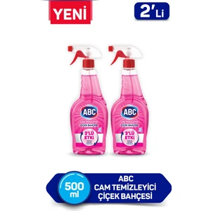 Abc Cam Temizleyici Çiçek Bahçesi 500 ml x 2