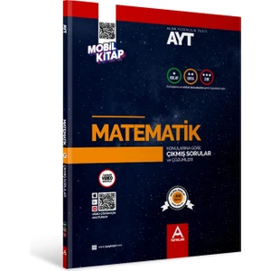 A Yayınları AYT Matematik Konularına ve Zorluk Derecesine Göre Çıkmış Sorular