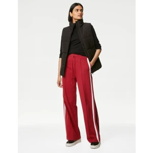 Marks & Spencer Şerit Detaylı Wide Leg Örme Pantolon