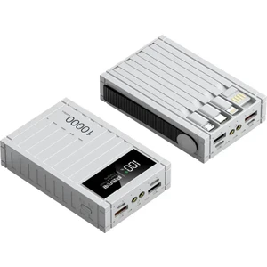Powerbank 10000 Mah PD20W+QC22.5W Kablolu Hızlı Şarj Taşınabilir Güç Bankası 10000 Mah
