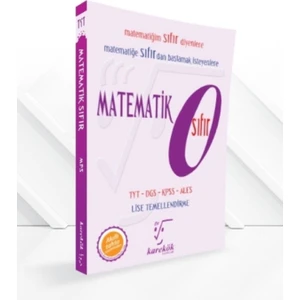 Karekök Yayıncılık Muteşem Seri! Matematiğim Sıfır Diyenlere. Karekök Yayıncılık TYT Sıfır Matematik Ders Kitabı