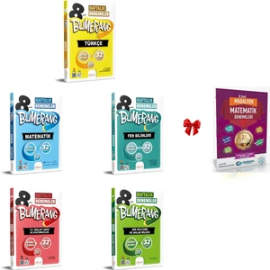 Günay Yayınları 8. Sınıf Tüm Dersler Bumerang Haftalık Denemeler