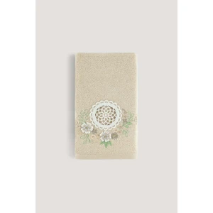 Arliva Home Nıl Bambu Nakıslı Havlu Bej 30X50