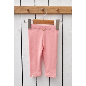 Fitilli Basıc Çocuk Tayt Gül Pembe