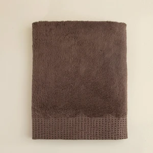 Albin Banyo Havlusu 85X150 cm Koyu Kahve