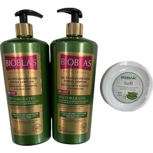 Phytokeratinşampuan Seti Sette 2 Adet Phytokeratin Şampuan (2*1000ML:2000 Ml) +1 Adet Abebak Aloeverayağı Bakım El Yüz ve Vucut Kremi(1*30 Ml)