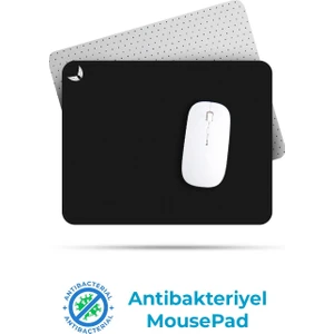 Siyah Gaming ve Ofis Mouse Pad 22X18CM Bakterileri Önleyici Mousepad Oyuncu Uzun ve Büyük Boy Fare Altlığı