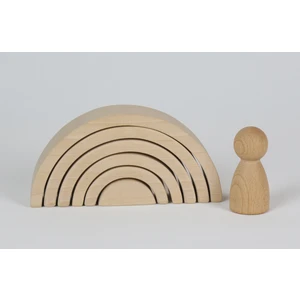 Ali Wooden Aliwooden Waldorf Naturel Mini Gökkuşağı