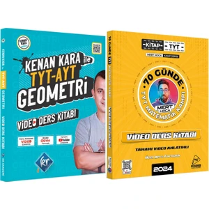 Kr Akademi Yayınları Kenan Kara TYT-AYT Geometri Kampı ve Mert Hoca 70 Günde TYT Matematik Kampı 2li Set