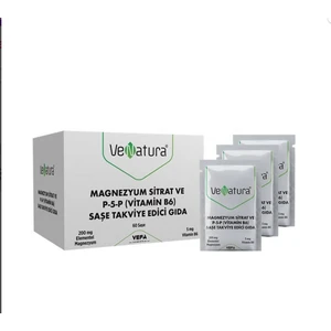 Magnezyum Sitrat ve P-5-P (Vitamin B6) 60 Saşe