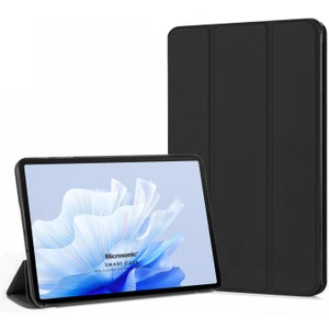 Honor Pad X9 Kılıf Slim Translucent Back Smart Cover Siyah