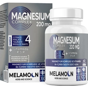 Magnezyum Kompleks ve Vitamin B6 (P-5-P) Içeren Takviye Edici Gıda 60 Tablet