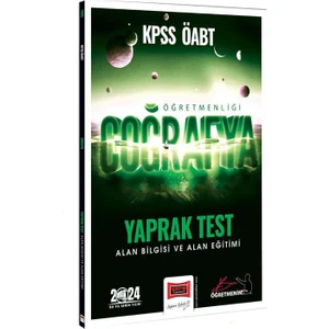 Yargı Yayınevi 2024 ÖABT Coğrafya Öğretmenliği Yaprak Test