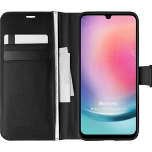 Xiaomi Redmi 12 Kılıf Delux Leather Wallet Siyah