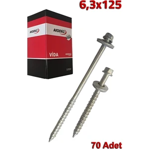Akdeniz Betofast Vida 6,3X125 (70 Adet)