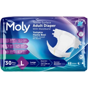 Moly Hasta Bezi Belbantlı Large 30 Lu