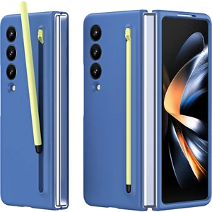 Samsung Galaxy Z Fold4 5g Kılıf Kılıf Pen Kauçuk Pc Katlanır Telefon Kapağı (Yurt Dışından)