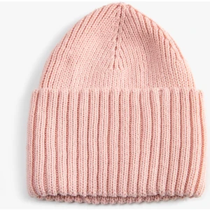 Lastikli Örgü Bere Kenarları Geniş Katlı