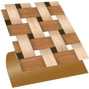 Kendinden Yapışkanlı Ahşap 007 Desenli Pvc Karo 30X30 cm (4 Adet) 0,36 M2