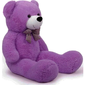 80 cm Papyonlu Sevimli Peluş Ayıcık - % 100 Yerli Pelüş Ayı...