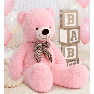 80  cm Papyonlu Sevimli Peluş Ayıcık - % 100 Yerli Pelüş Ayı...