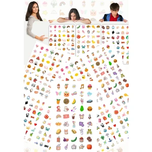 Etiketçi Paşa 400 Adet Sticker - Defter,planner, Ajanda ve Günlükler Için Eğlenceli Çıkartma Etiketler