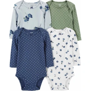 Kız Bebek Uzun Kollu 4'lü Body Set