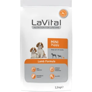La Vital Lavital Mini Puppy Kuzu Etli Küçük Irk Yavru Köpek Maması 1,5 kg