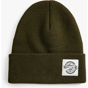 Basic Örgü Bere Etiket Detaylı