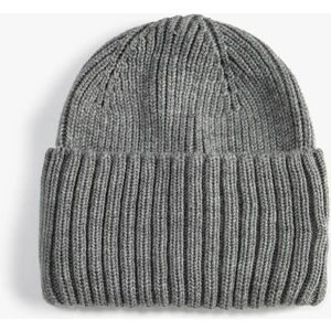 Lastikli Örgü Bere Kenarları Geniş Katlı