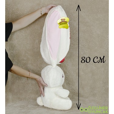Pandamkee Çilek Tavşan Çantalı 80 cm Fiyatı - Taksit Seçenekleri