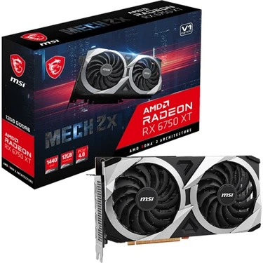 MSI VGA RADEON RX 6750 XT MECH 2X 12G V1 RX6750XT 12GB GDDR6 192B PCIE 4.0 X16 (3XDP