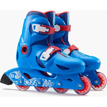Decathlon Oxelo Çocuk Paten - Mavi / Kırmızı - Play
