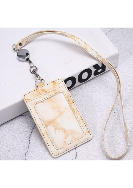 Açık Yeşil Kart Ebru Rozet Tutucu Kart Tutucu Ayarlanabilir Boyun Askısı Kordon ile Personel Kımlık Kartı Otobüs Kımlık Organizatör Okul Kırtasiye Malzemeleri (Yurt Dışından) indirimleri