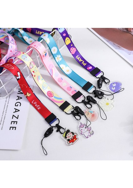 Gs-05 Anime Karikatür Doraemon Anahtarlık Kordon Telefon Kılıfı Boyun Askısı Kımlık Kartı USB Rozet Tutucu Asmak Halat (Yurt Dışından) fırsatları