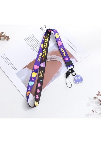 Gs-10 Anime Karikatür Doraemon Anahtarlık Kordon Telefon Kılıfı Boyun Askısı Kımlık Kartı USB Rozet Tutucu Asmak Halat (Yurt Dışından)