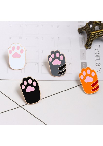 Iki Kedi 1 Adet Sevimli Karikatür Kedi Renkli Ayak Pimleri Akrilik Rozetleri Broş Yaka Pin Kadın Kıyafetleri Için Sırt Çantası Aksesuarları Takı (Yurt Dışından) fırsatları