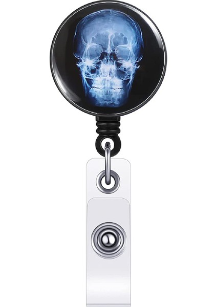 Stil 4 Yaratıcı Geri Çekilebilir X-Ray Rozet Makara Radyoloji Rozet Makara Tutucu Rozet Makara Hemşire Doktor Öğrenci Kartı Makarası Klip Ofis Malzemeleri (Yurt Dışından)