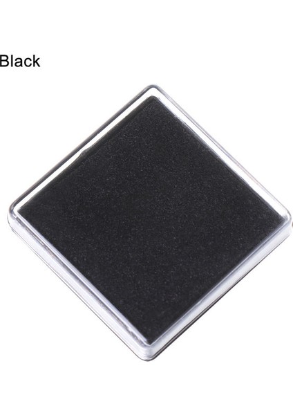 Siyah Kare Sünger Çok Renkli Mürekkep Pedi Damga Pedleri Parmak Izi Inkpad Dıy Sanat Dekoru Scrapbooking Çizim Oyuncaklar Ofis Okul Malzemeleri (Yurt Dışından)